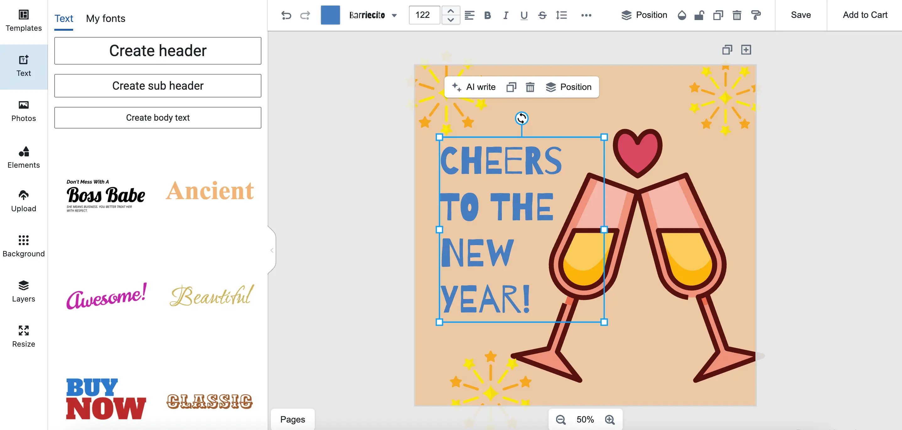 Web to Print Design Tool